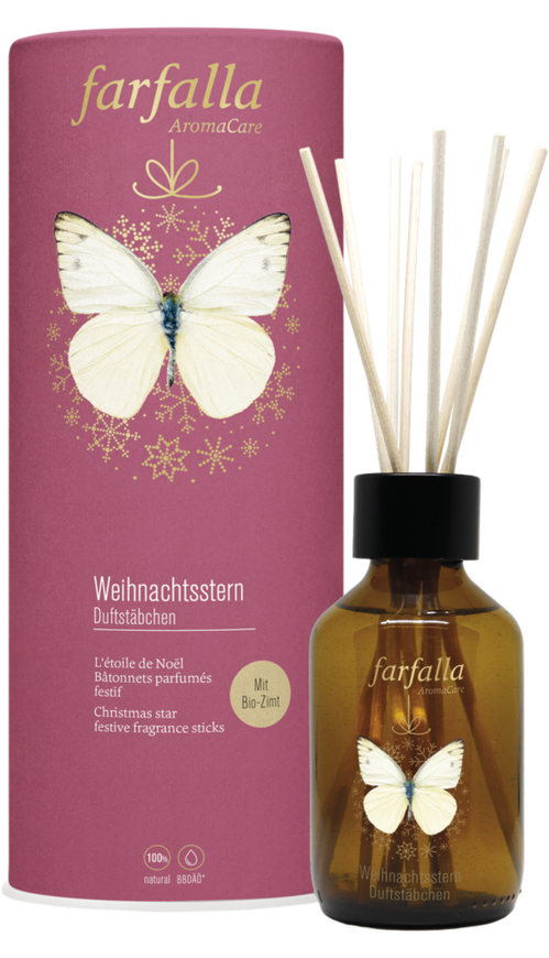 🎁 Weihnachtsstern Aroma Ambiance inkl. Duftstäbchen, 150 ml