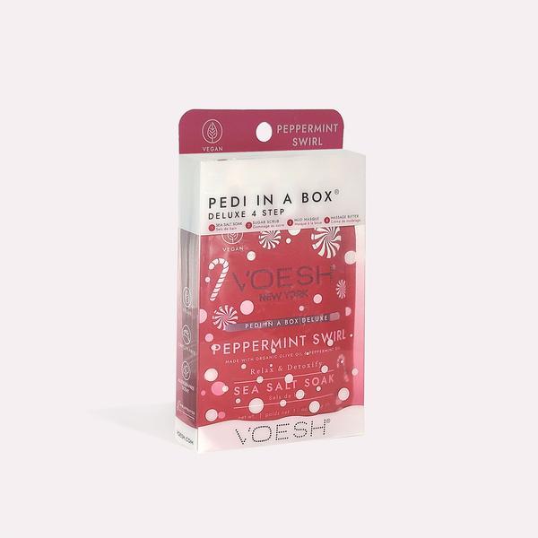Voesh Peppermint Swirl - DIY Pedicure in a box