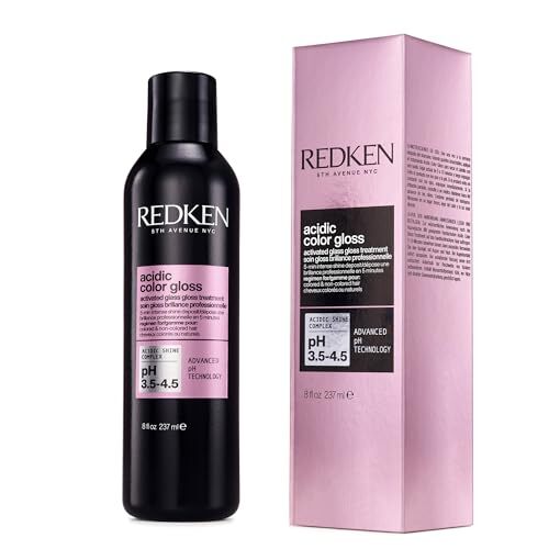 Acidic gloss treatment 