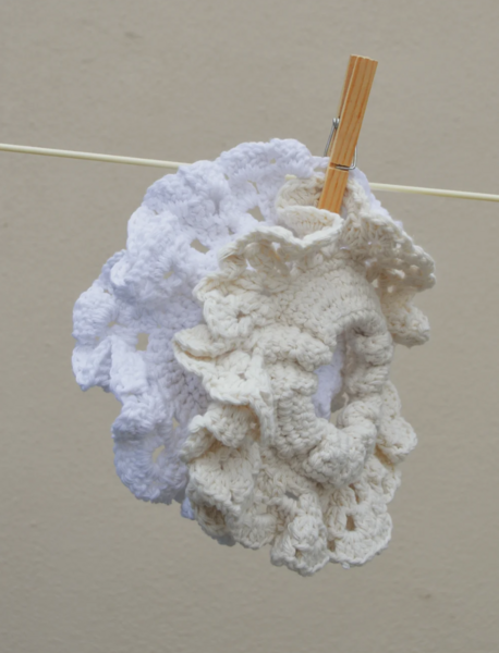 Primrose crochet scrunchie