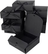 Black Gift Box with Ribbon