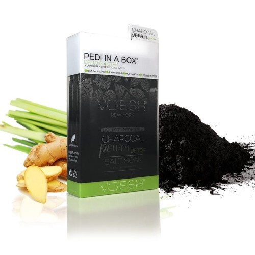 charcoal power detox pedi in a box