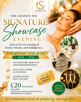 The Granite Spa Showcase Evening Ticket inc Raffle Ticket