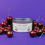 Black Cherry Large Tin Candle