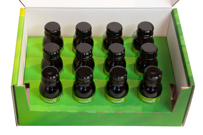 Mivita Energy Shot 12er Pack [Bio Aloe Vera & Aronia Direktsaft]