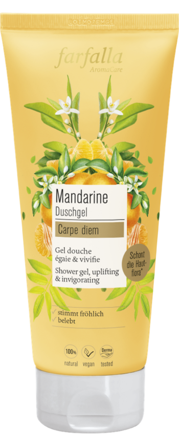 Duschgel feuchtigkeitsspendend, Mandarine Carpe Diem, 200 ml