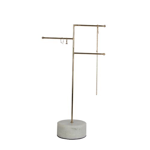 Brass & Marble jewellery stand