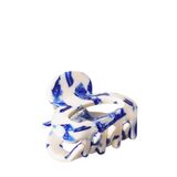 Amalia Hair Grip Blue/White