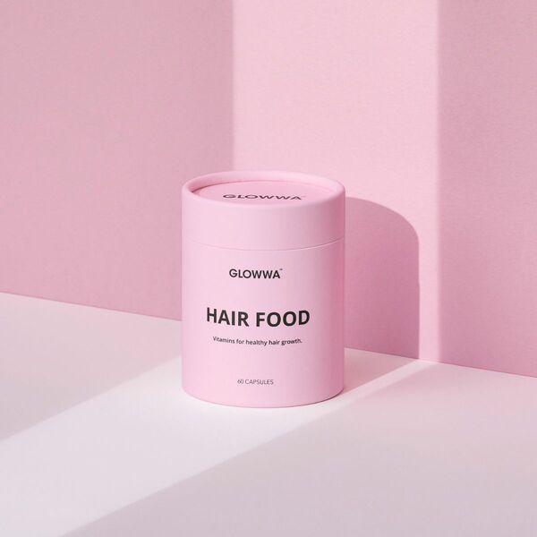 GLOWWA Hair Food-Ravintolisä hiusten hyvinvointiin