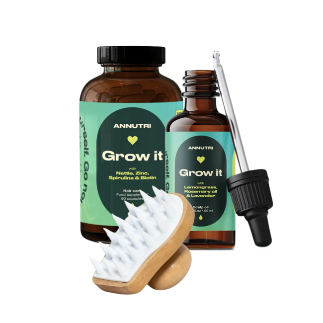 BUNDLE: Oil, Supplement, Brush