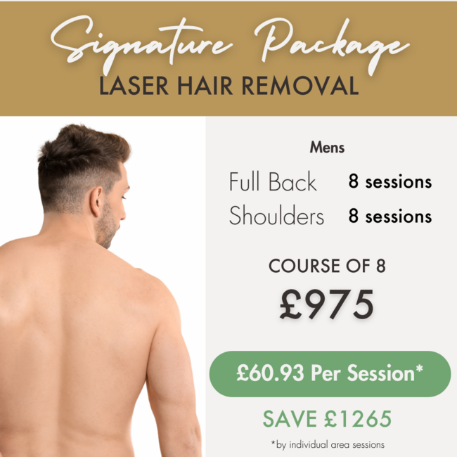 Men's Signature LHR Package - Full Back & Shoulders