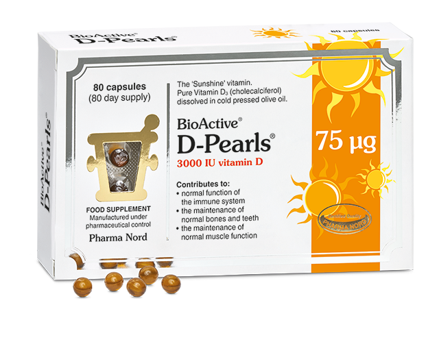 BioActive D-Pearls 75ug 80 pk