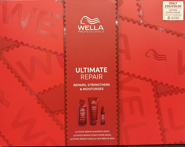 ultimate repair wella professionals christmas set