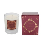 'Christmas Spice' -Clear Scented Candle with Jeweled Box