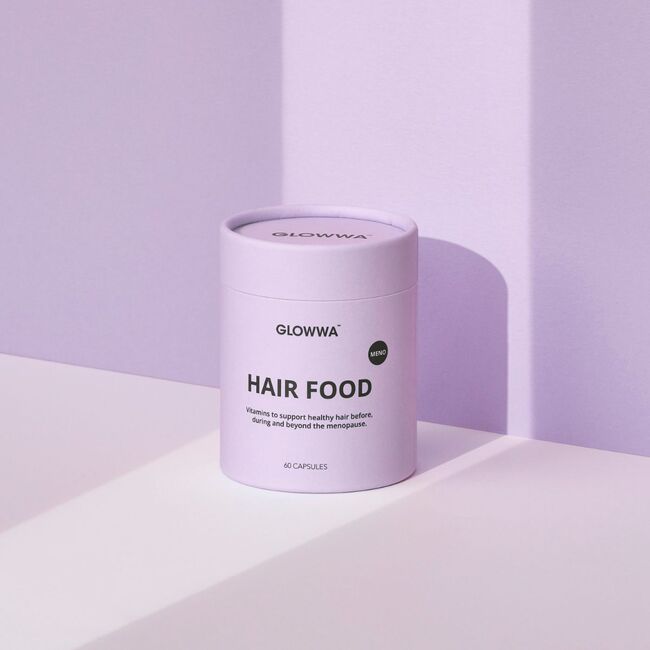 GLOWWA hair Food Meno-Ravintolisä hiusten hyvinvointiin