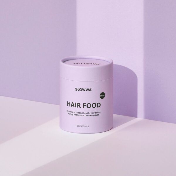 GLOWWA hair Food Meno-Ravintolisä hiusten hyvinvointiin