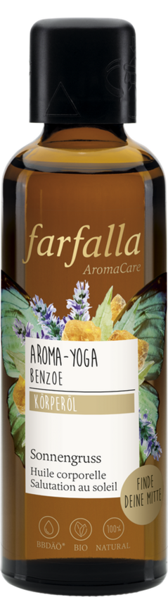 Sonnengruss Körperöl, Benzoe, Aroma-Yoga, 75 ml