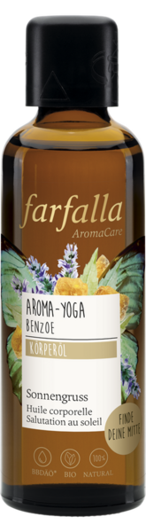 Sonnengruss Körperöl, Benzoe, Aroma-Yoga, 75 ml