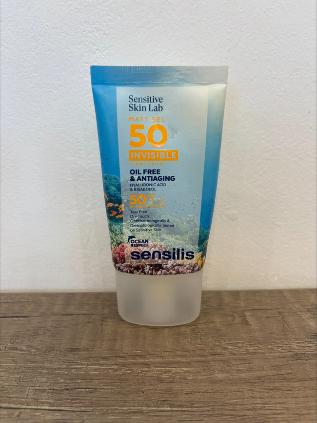 1. Sensilis  Invisible Oil Gel Free SPF Face