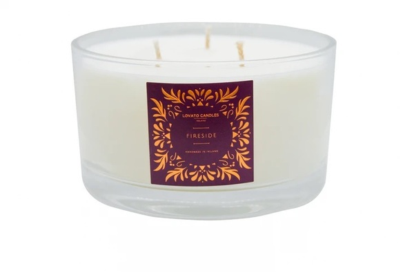 'Fireside' - Clear 3-Wick Candle
