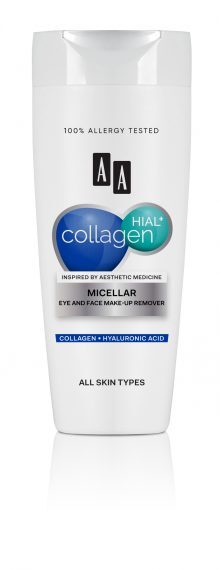 AA Collagen Hial+ Miceral Eye and Face Cleanser Make- up Remover200ml