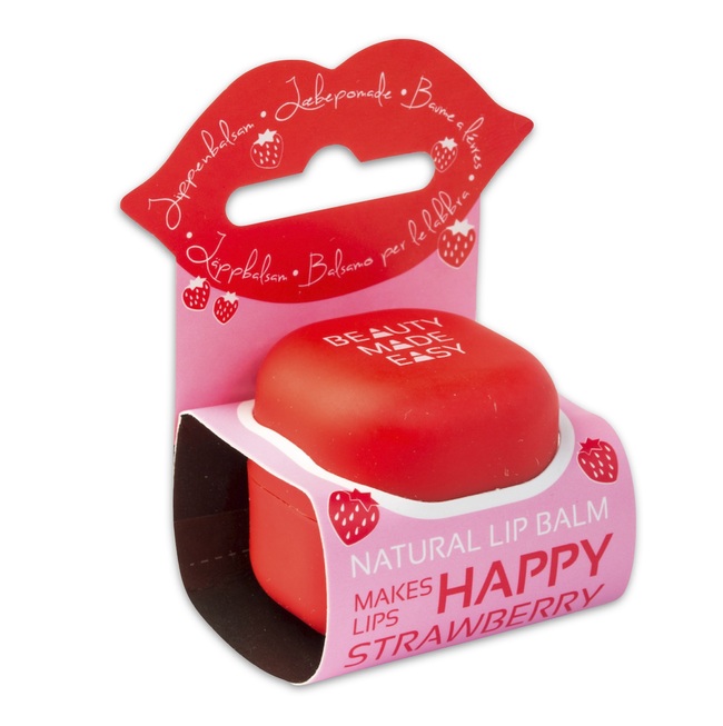 Natural lip balm STRAWBERRY