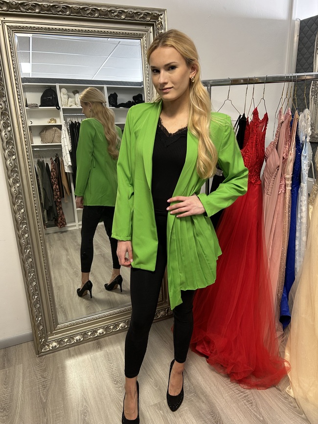 Blazer Kleid Grün S/M