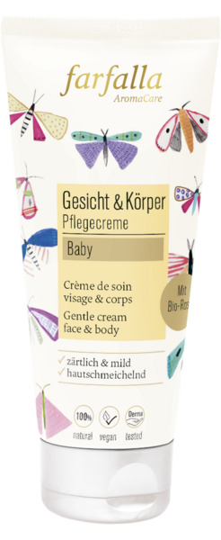 Baby, Rose, Zärtliche Pflegecreme Gesicht & Körper, 100ml 