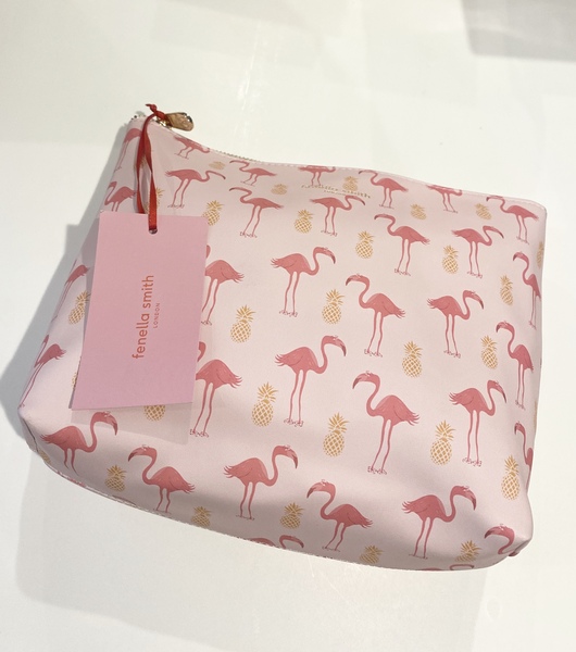 Large Flamingo Toiletry Bag