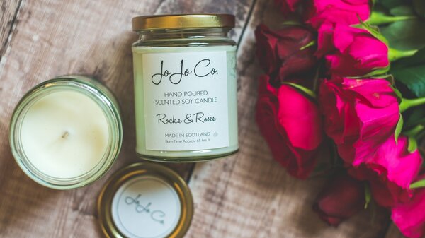 Rocks & Roses Candle