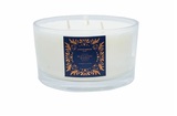 'Mistletoe Kisses' - Clear 3-Wick Candle 