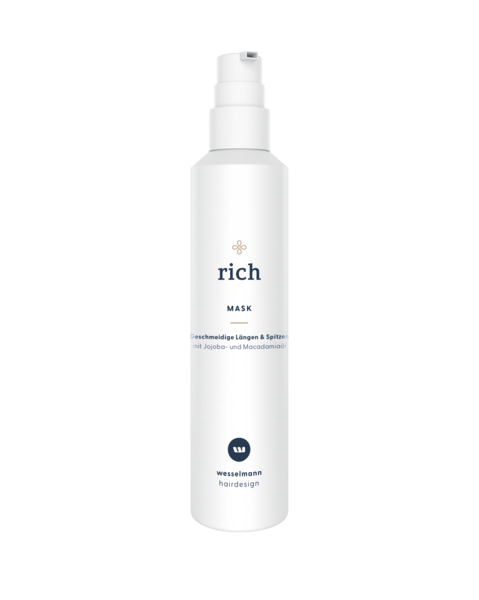 rich Mask Geschmeidige Längen & Spitzen mit Jojoba- und Macadamiaöl 200ml