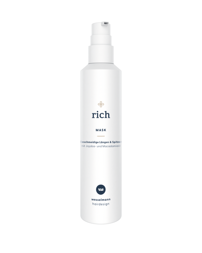 rich Mask Geschmeidige Längen & Spitzen mit Jojoba- und Macadamiaöl 200ml