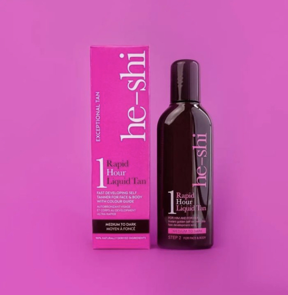 He-Shi 1Hr Rapid Liquid Tan 150ml