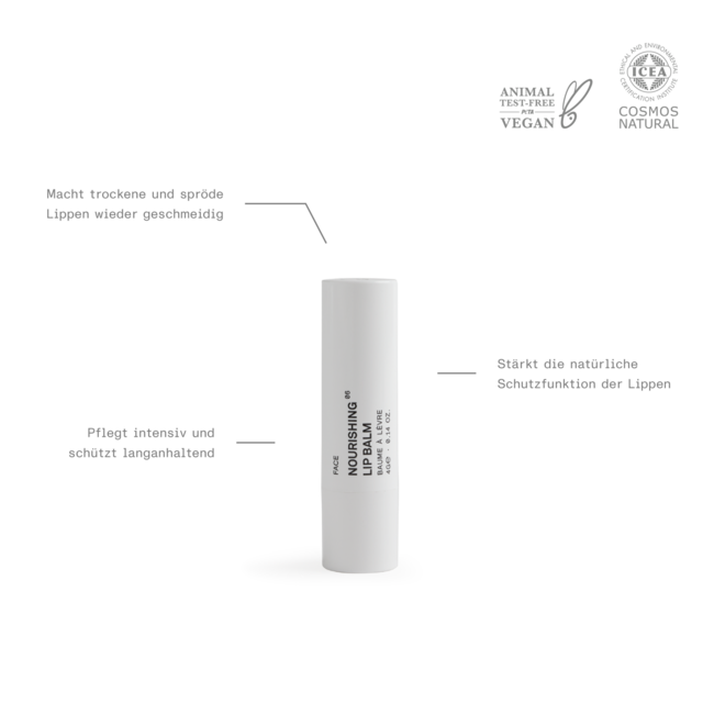 Pflegender Lippenbalsam, Nourishing Lip Balm, 4g