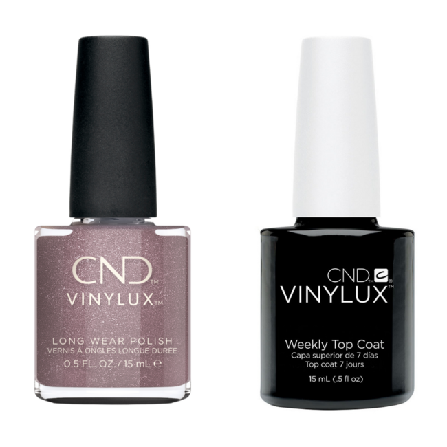 CND Christmas Duo Box - Vinylux Statement Earrings & Weekly Top Coat