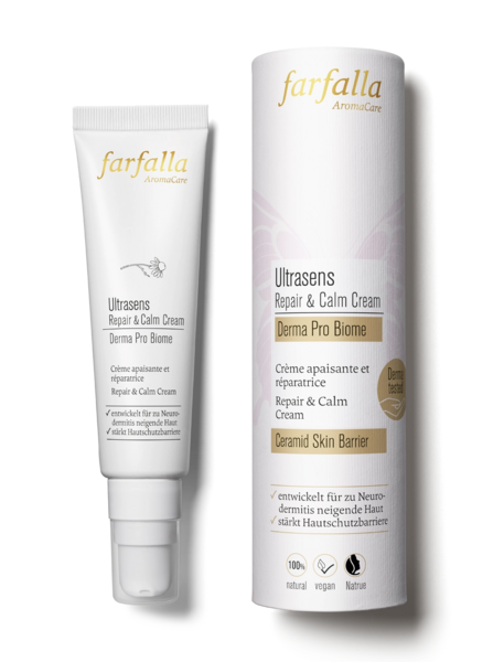 Ultrasens Repair & Calm Cream, Derma Pro Biome, Neurodermitis, Rosacea, Couperose, Barriere, 30ml
