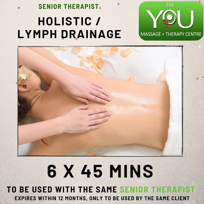 Holistic & Lymph Drainage  6x45mins with Senior therapist