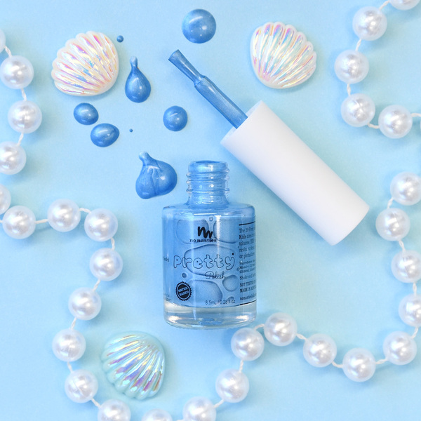 Mermaid Blue Water-Based Kids Nail Polish (Unscented)