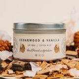 Cederwood and Vanilla Large Tin