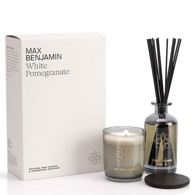 WHITE POMEGRANATE CANDLE & FRAGRANCE DIFFUSER 