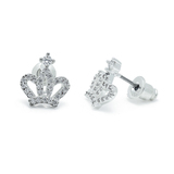 Crown Stud Earrings