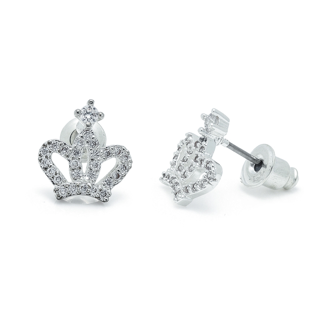 Crown Stud Earrings