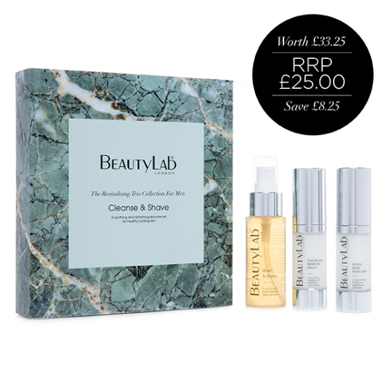  BEAUTYLAB® CLEANSE & SHAVE REVITALISING TRIO
