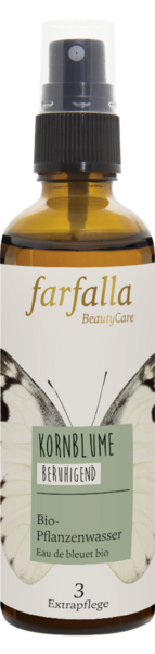 Kornblume, Bio-Pflanzenwasser, beruhigend, Toner, 75 ml