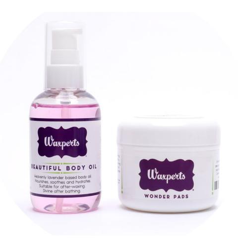 Waxperts Wonder Pads & Body Oil Duo