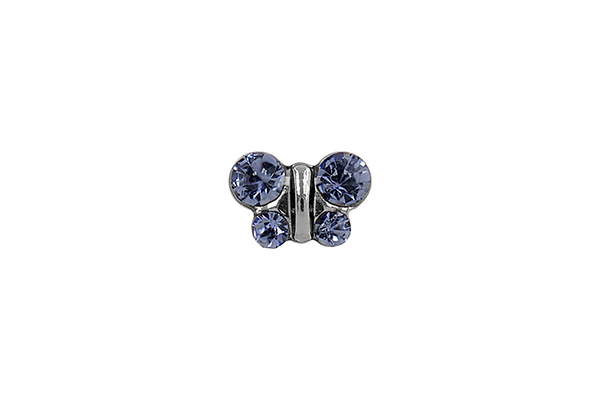 Sensitive Earrings - Tanzanite Butterfly