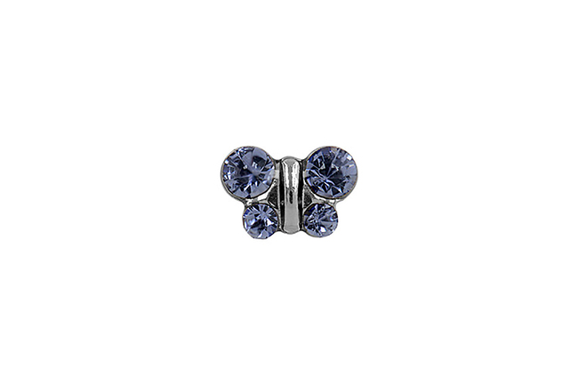 Sensitive Earrings - Tanzanite Butterfly