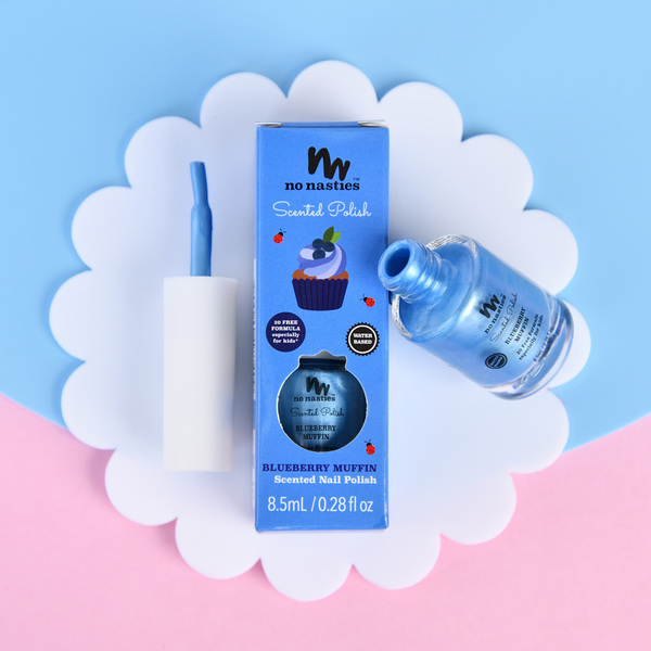 20 FREE Scented Kids Polish Blueberry Muffin - Blue