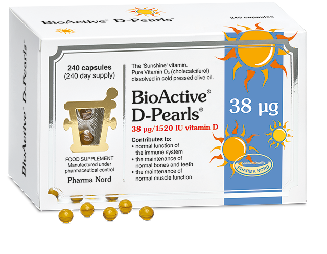 BioActive D-Pearls 38ug 240 pk